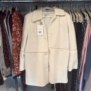 S’Edge Brand Elegant Cream Women's Coat